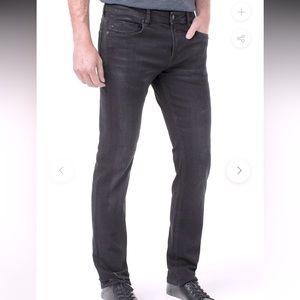 Liverpool Los Angeles Men’s Jeans Distressed Faded Black Relaxed Straight 40x28